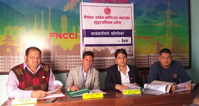 FNCCI-Sudurpaschim Province Executive Committee Meeting